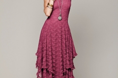 Frauen-Hippie-Stil-Unregelm-ige-Spitze-Kleider-Elegante-Lange-Kleid-Illusion-Neck-Ruffled-Tiered-Kleid-Bohemian